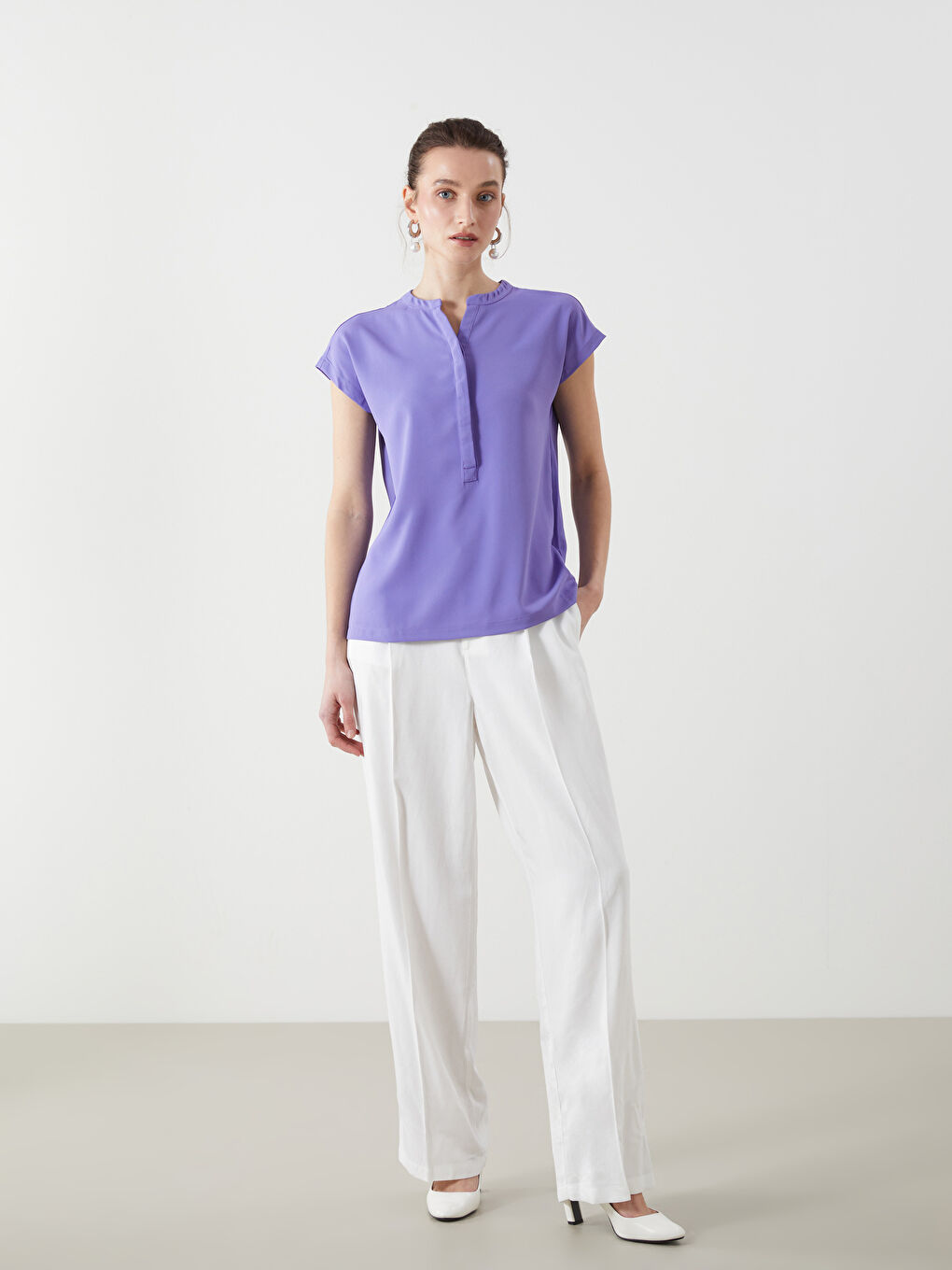 Crazy Collar Women's Blouse -S5JU18Z8-MDW