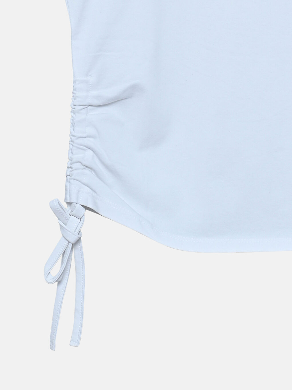 Кроп з круглим вирізом та зборками-2