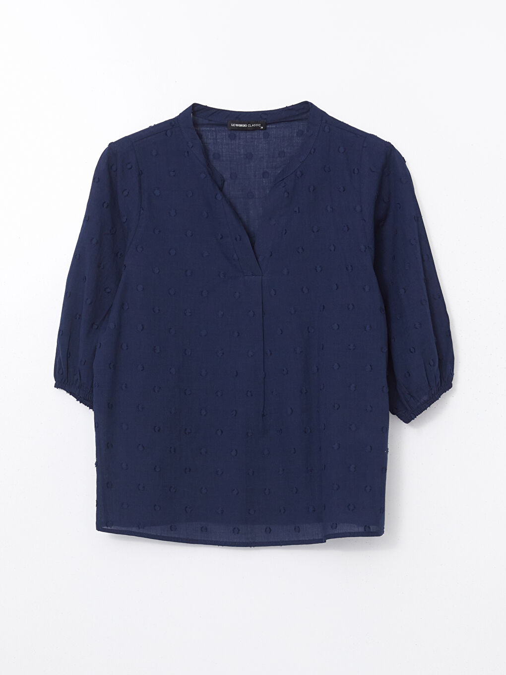 Crazy Collar Textured Women's Blouse -S5JU40Z8-K7G