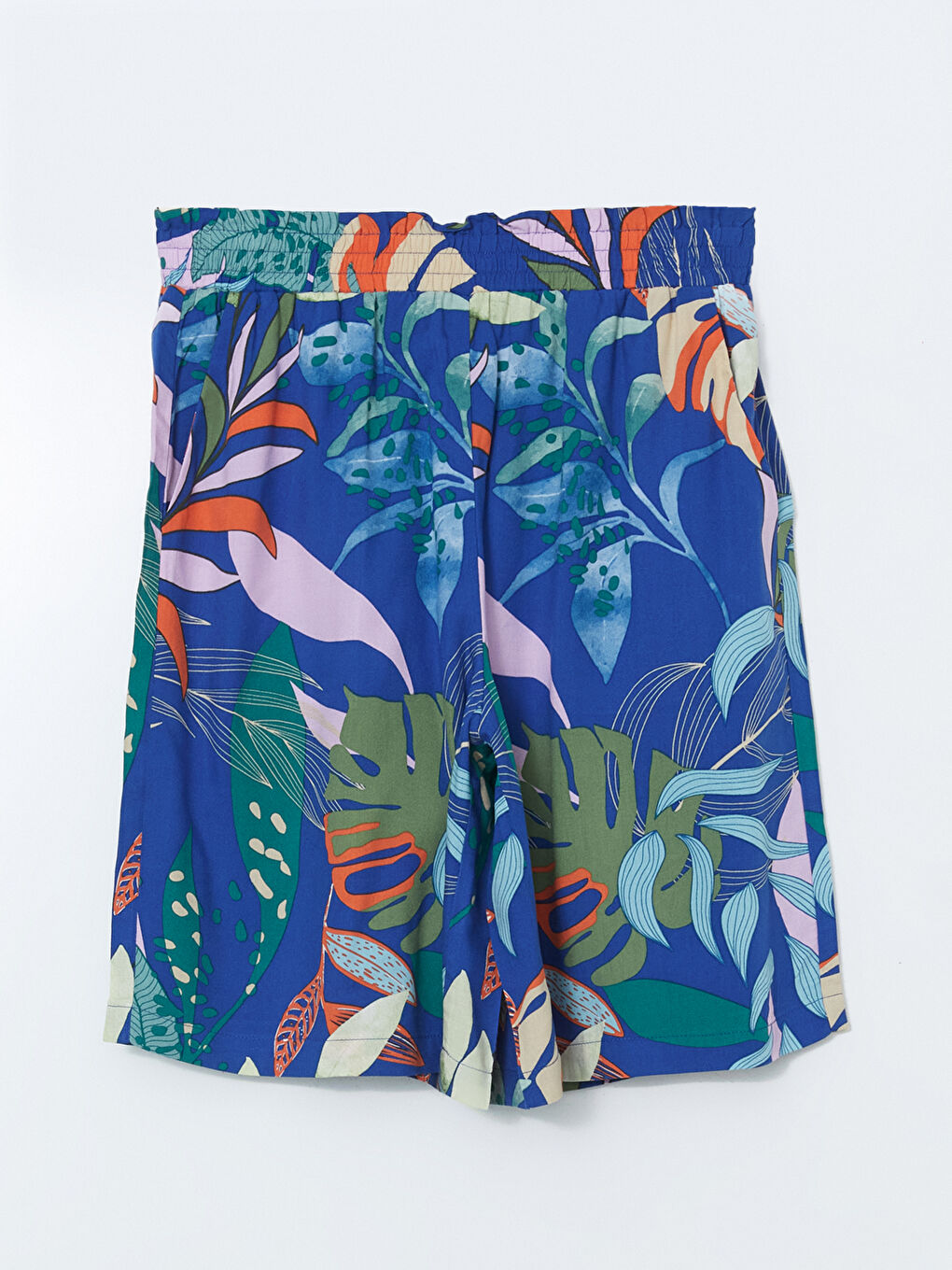 LC Waikiki Elasticated Waist Floral Women's Shorts -S5JU42Z8-LRR