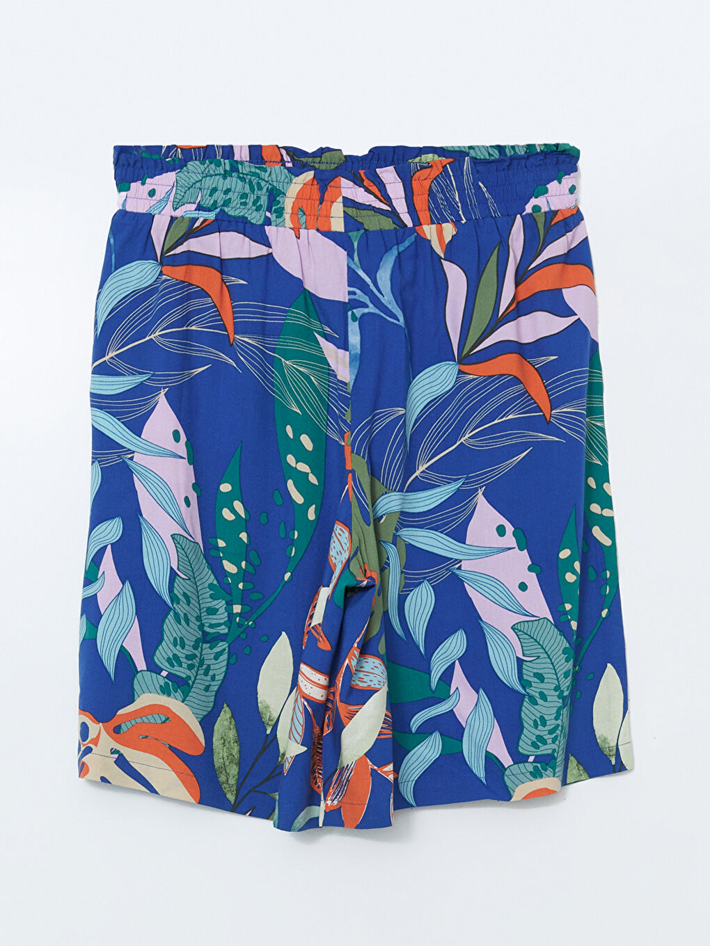 LC Waikiki Elasticated Waist Floral Women's Shorts -S5JU42Z8-LRR