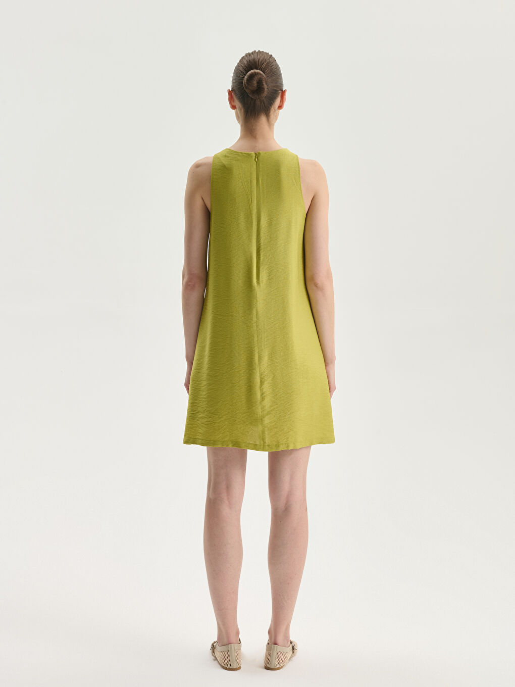Crew Neck Mini Dress -S5JU69Z8-GCQ