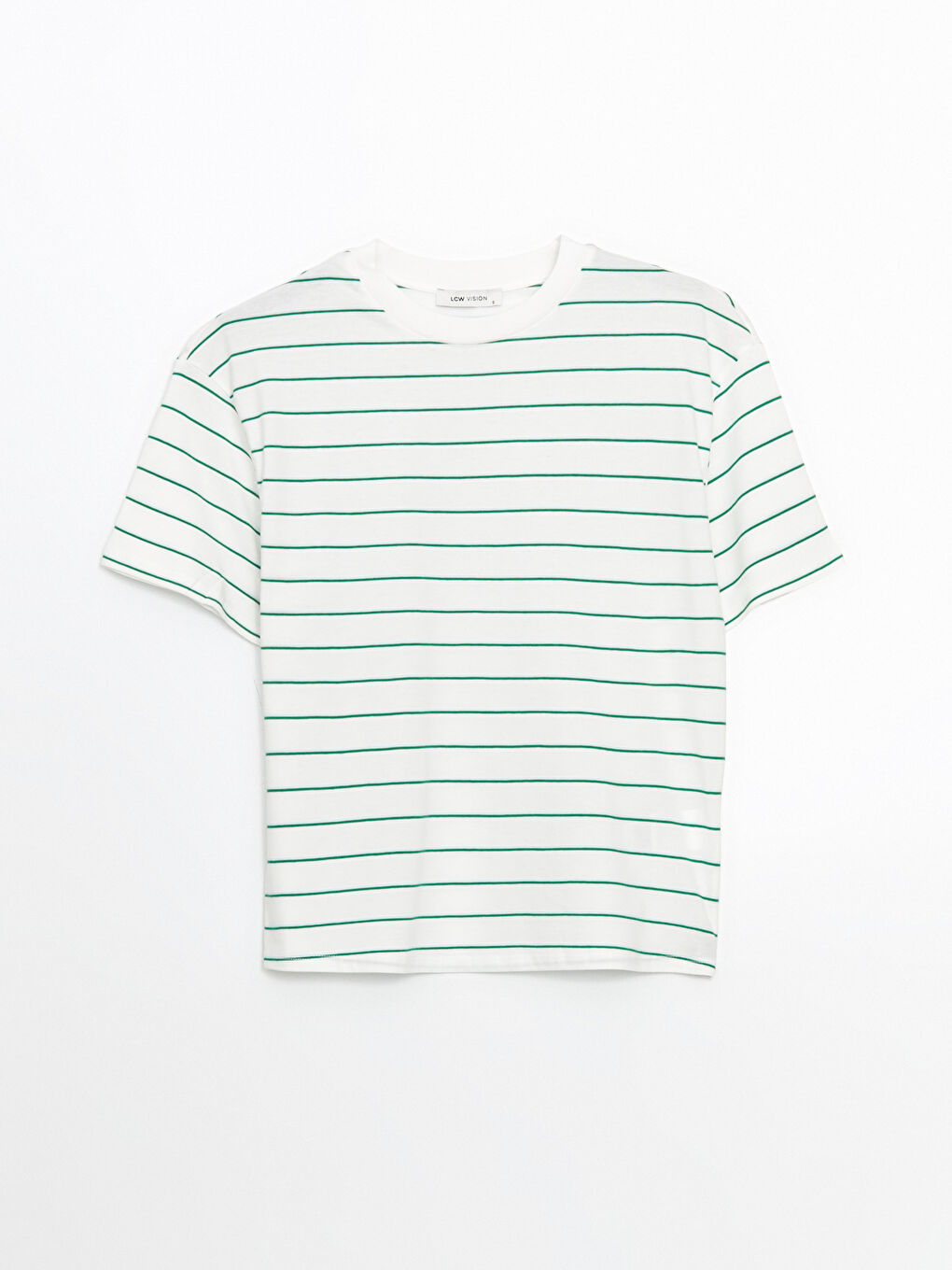 LCW Vision Crew Neck Striped Women's T-Shirt -S5JV02Z8-LFT