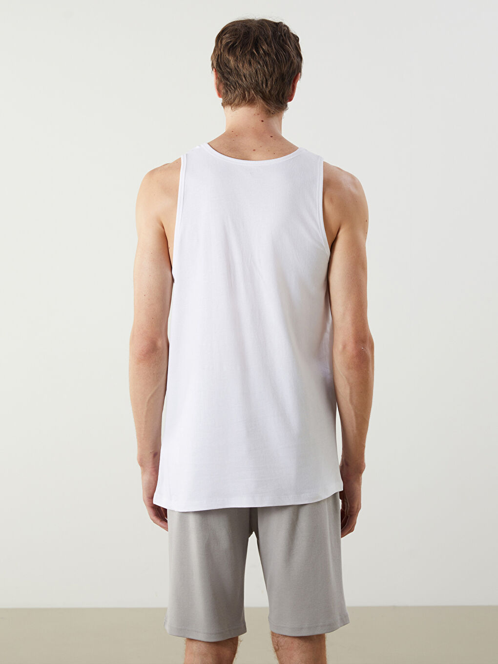 LC WAIKIKI U Neck Jersey Men's Vest 2 Pack -W51659Z8-CVL