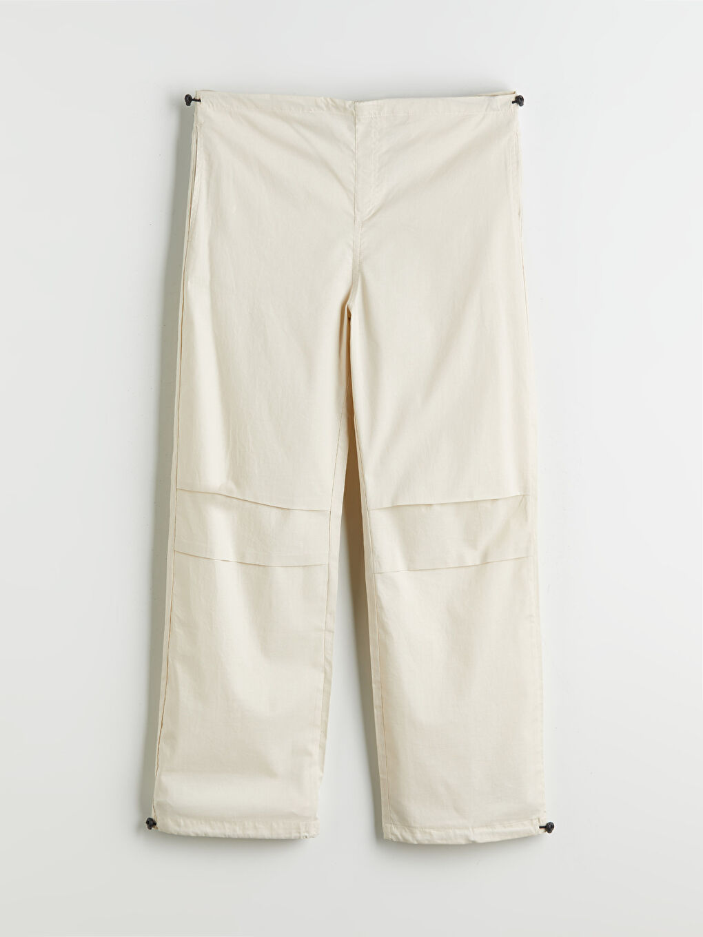 Elasticated Waist Poplin Women's Trousers-4