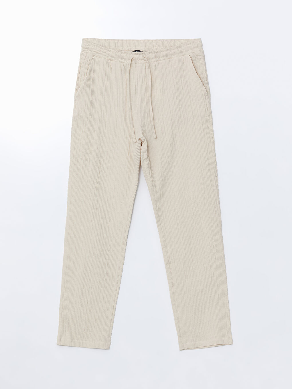 Elastic Waist Textured Women's Trousers -S5JV16Z8-SJJ