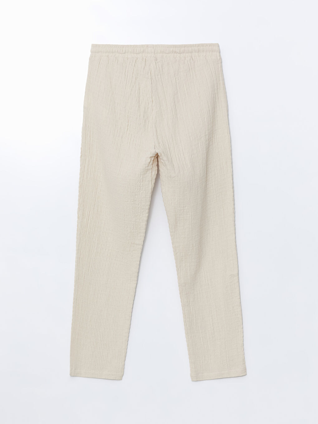 Elastic Waist Textured Women's Trousers -S5JV16Z8-SJJ