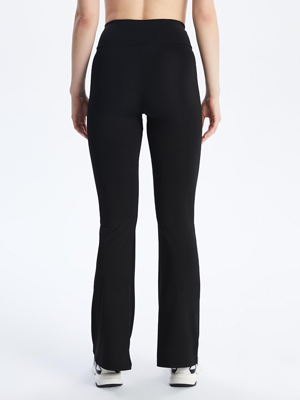 Elastic Waist Flared Women'S Sports Leggings -S5JV18Z8-CVL
