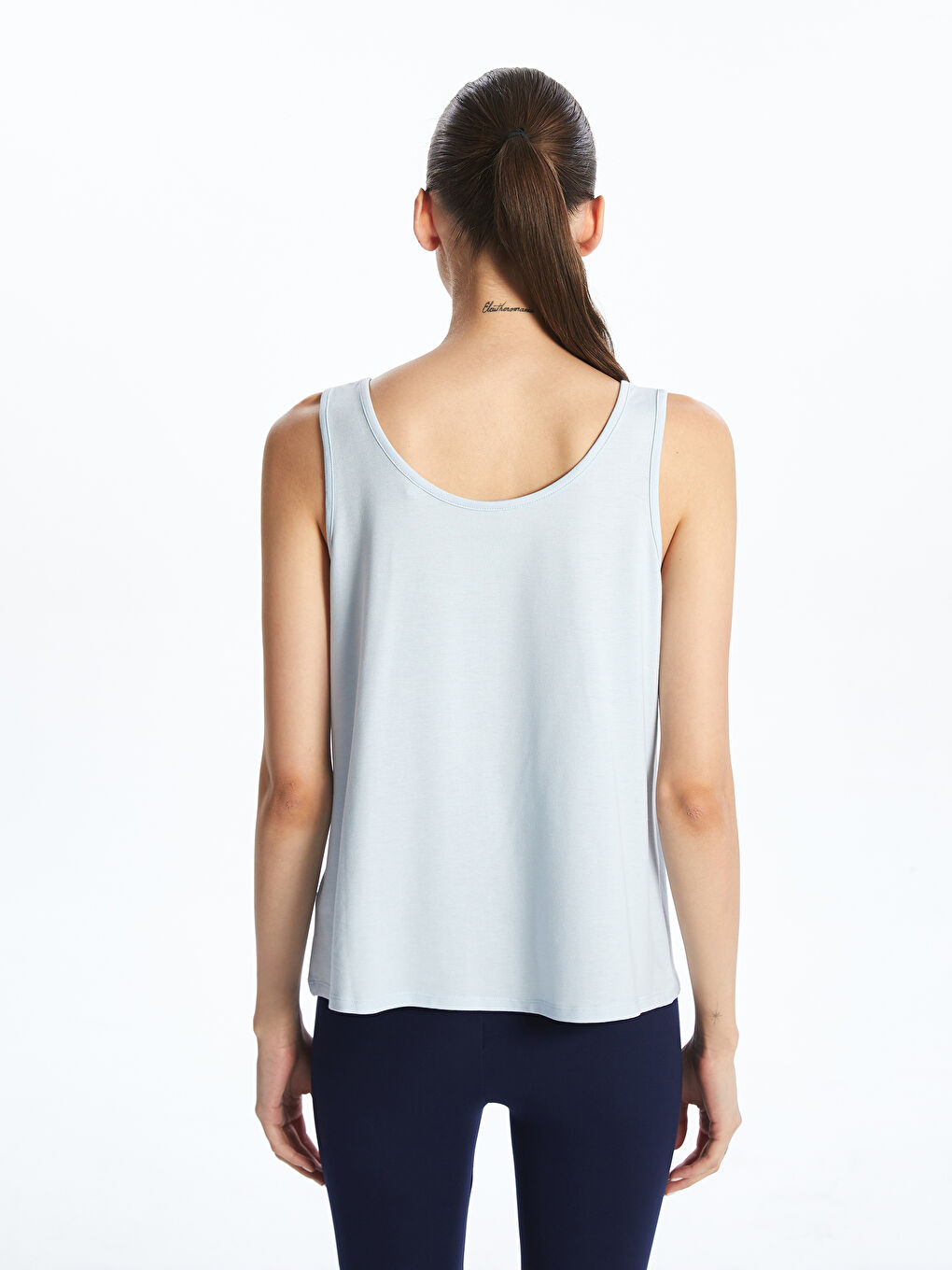 U Neck Women's Athletic Tank Top-3