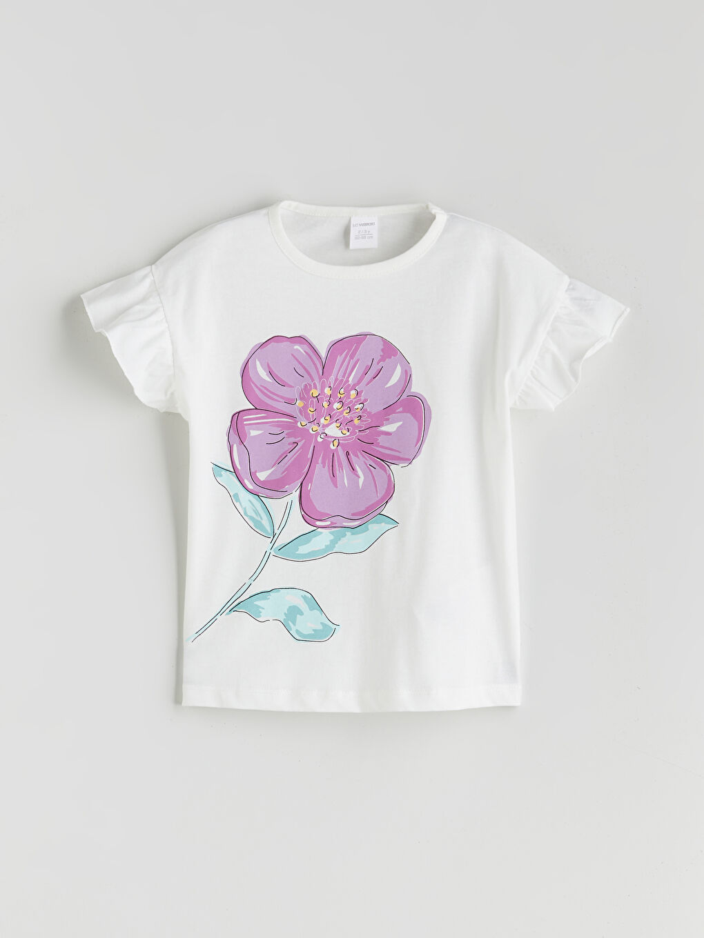 Blumiges T-Shirt und Shorts für Mädchen, 2er-Pack-1