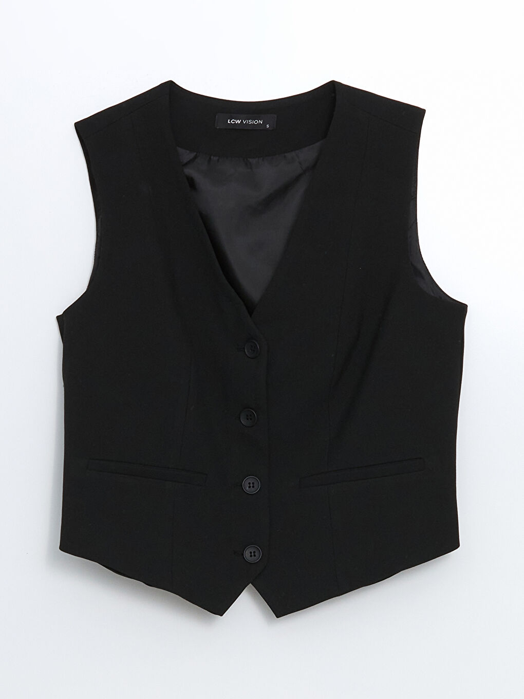 V Neck Women's Classic Vest -S5JV62Z8-CVL