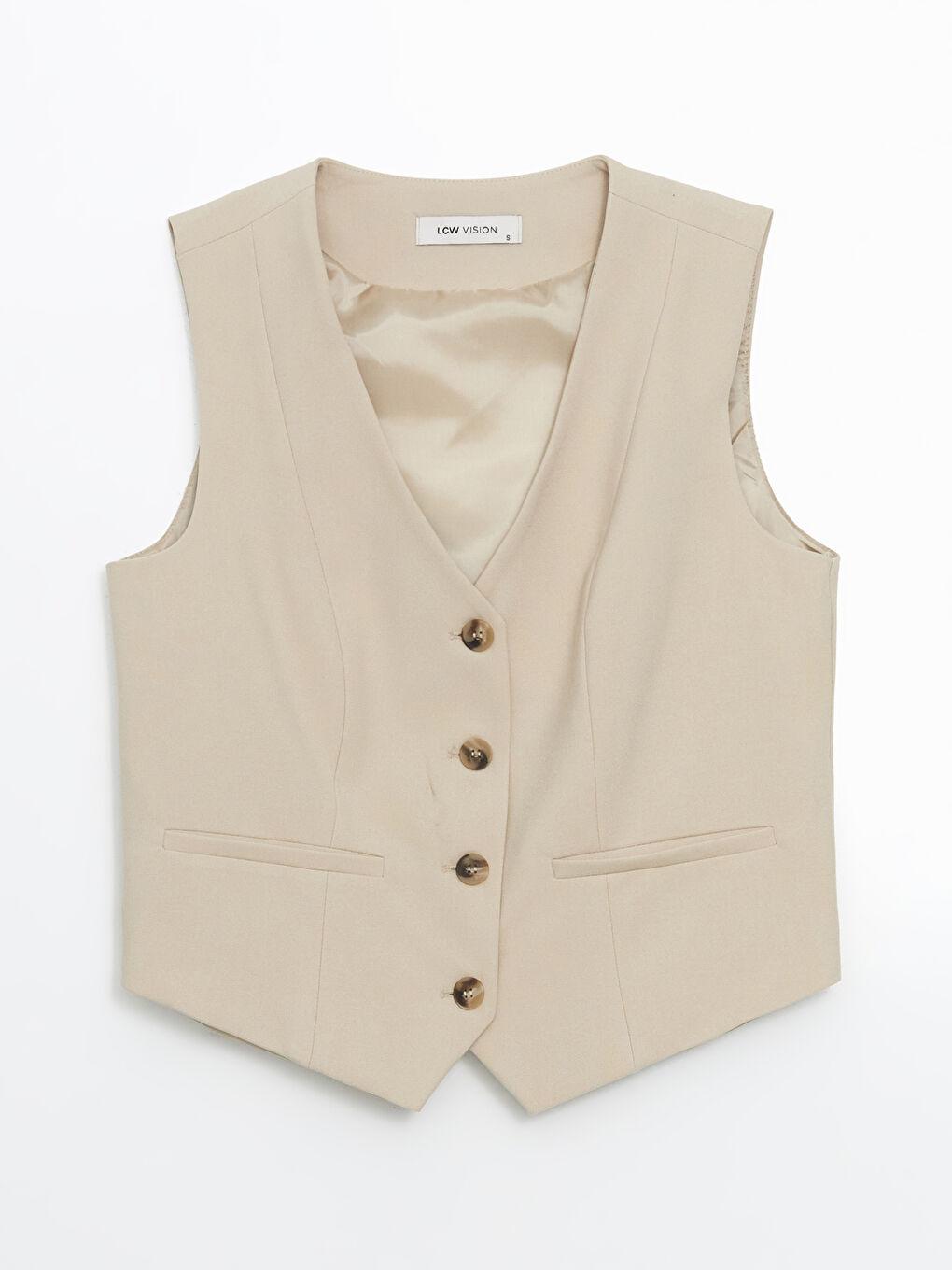 V Neck Women's Classic Vest -S5JV62Z8-R9J