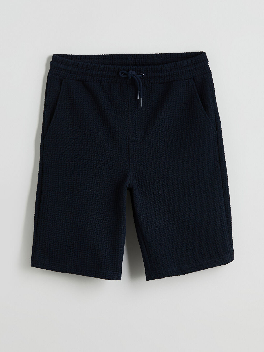 Lacivert Standart Kalıp Erkek Şort-4