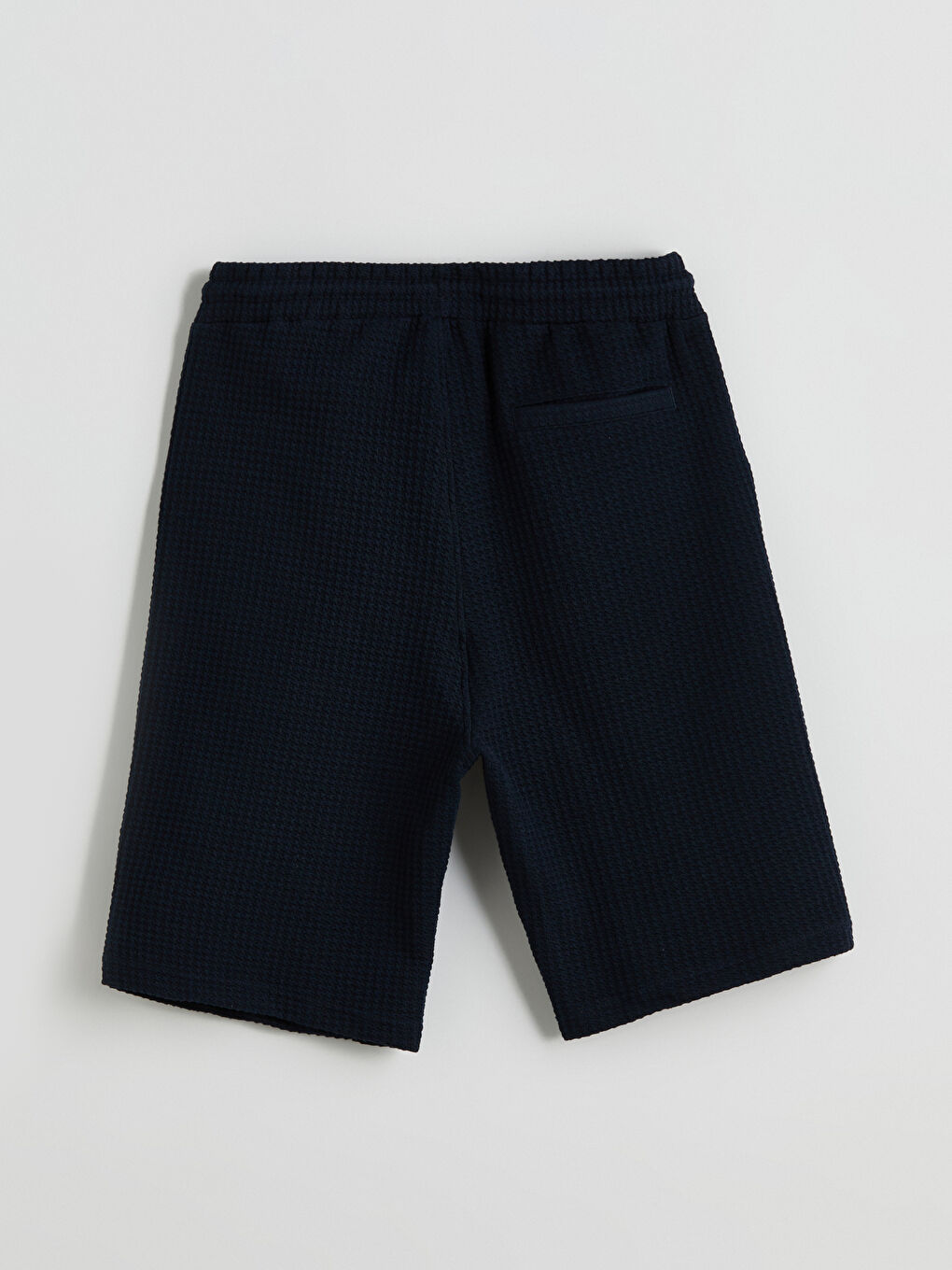 Lacivert Standart Kalıp Erkek Şort-5