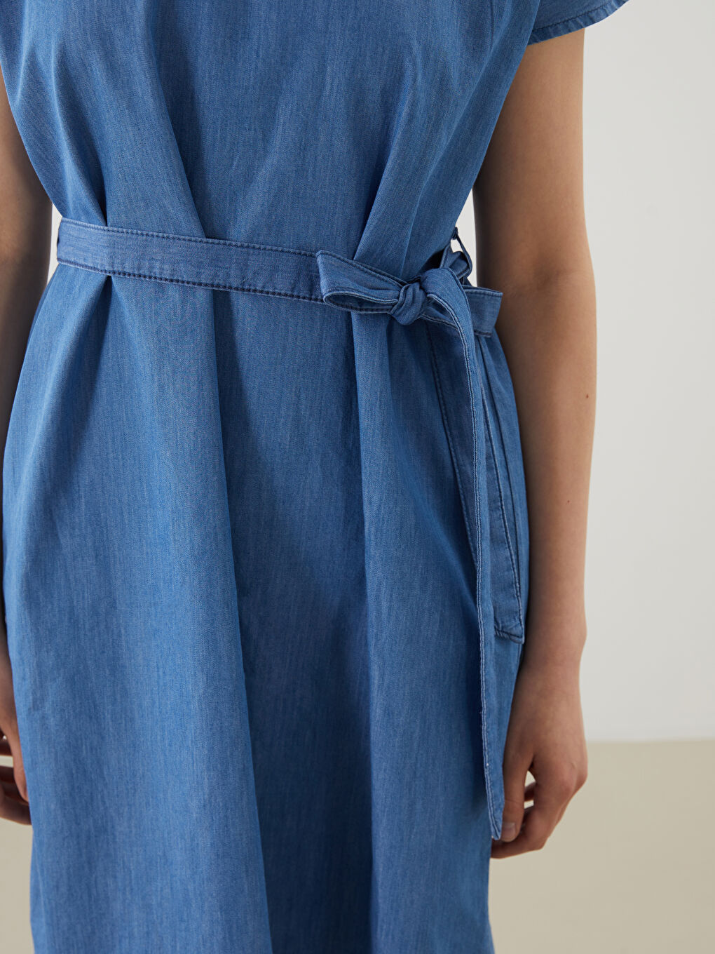 Woman BLUE Denim Dress -S5JY15Z8-563