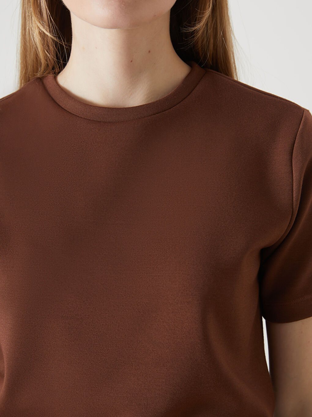 Crew Neck Women's T-Shirt -S5JY43Z8-R3D