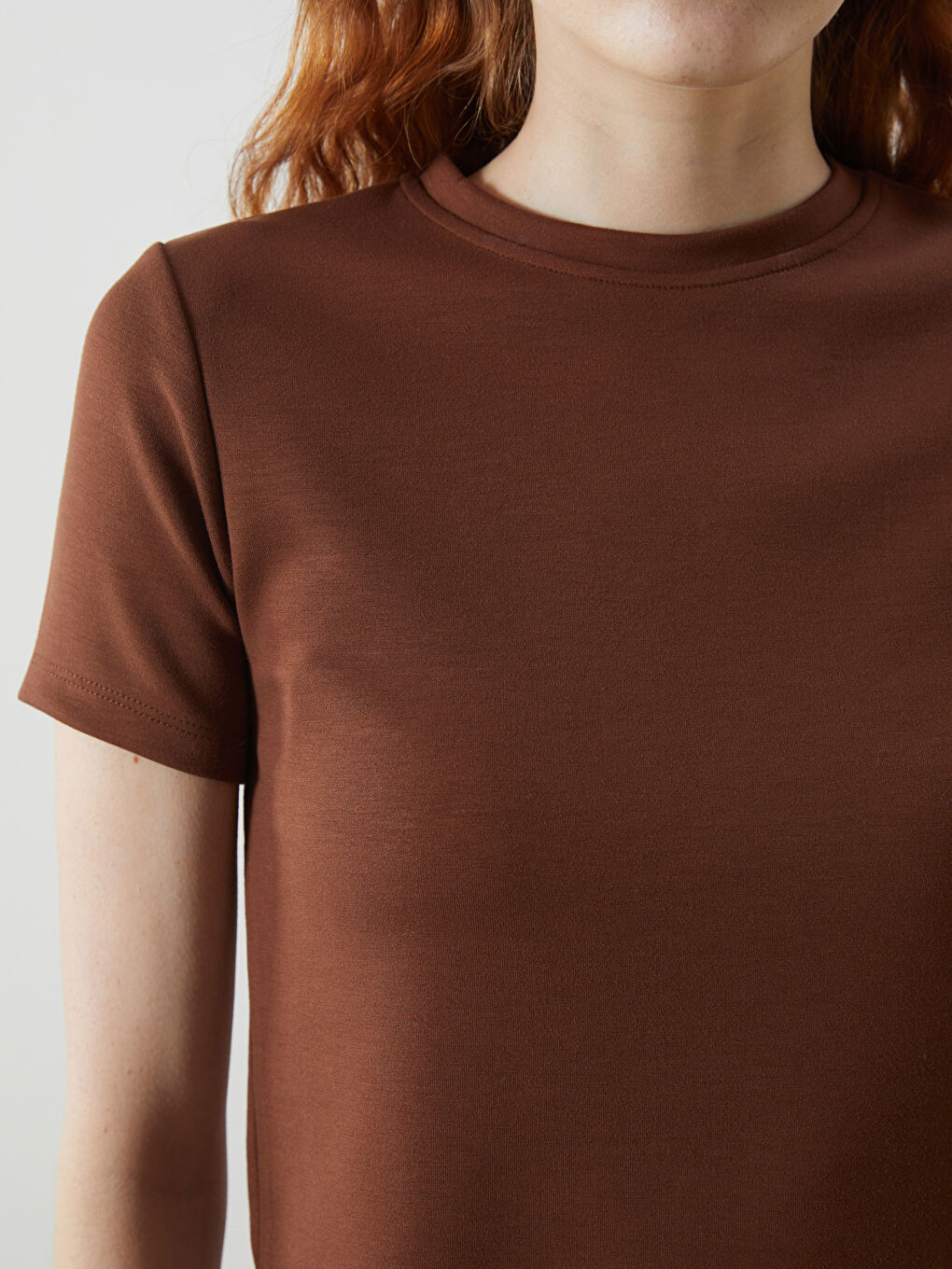 Crew Neck Women's T-Shirt -S5JY43Z8-R3D
