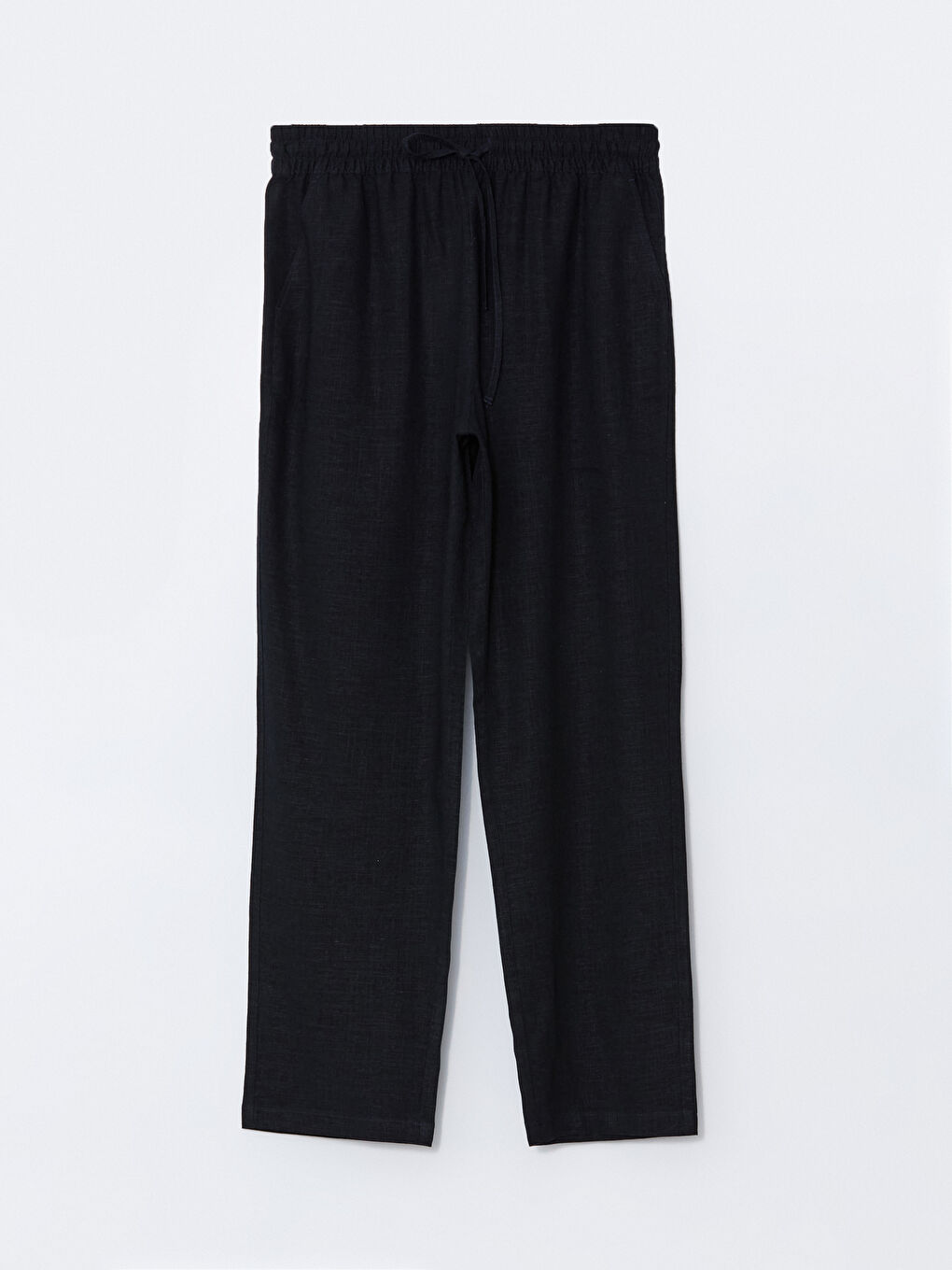 Elastic Waist Linen Blend Women'S Pants -S5JY58Z8-CS0
