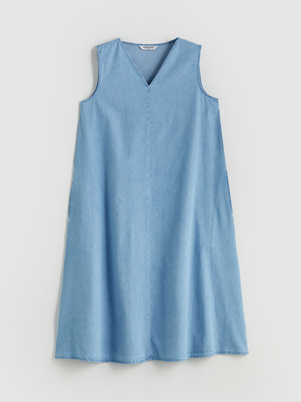 LCW Grace Woman BEIGE Denim Dress -S5JY66Z8-315