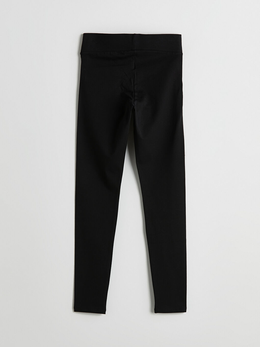 Siyah Beli Lastikli Kadın Spor Tayt-5