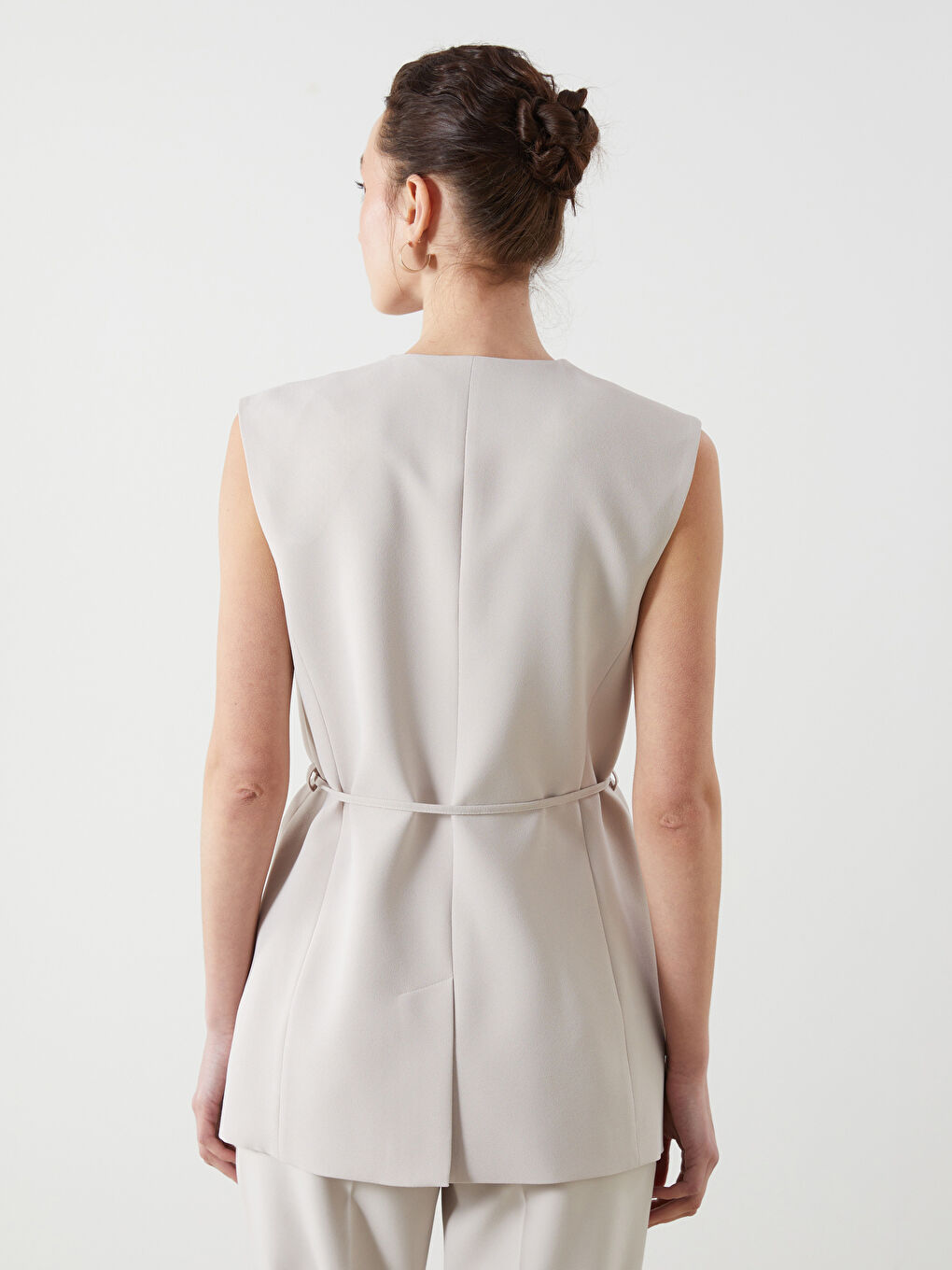 V Neck Women's Classic Vest -S5JY96Z8-V3X