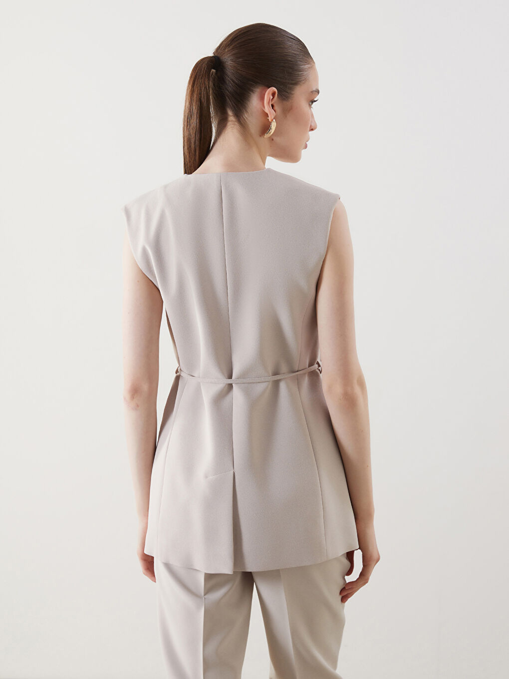 V Neck Women's Classic Vest -S5JY96Z8-V3X