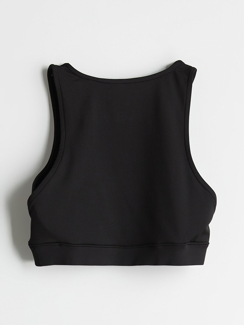 Siyah V Yaka Kadın Spor Büstiyer-1