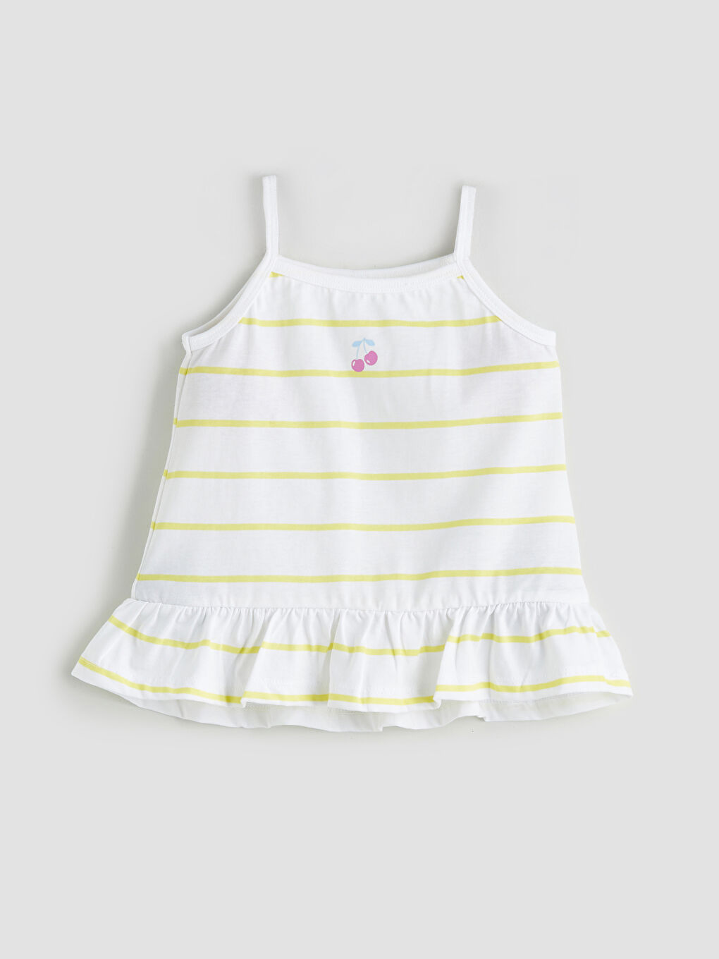 Square Collar Girls' Vest 2 Pack-2