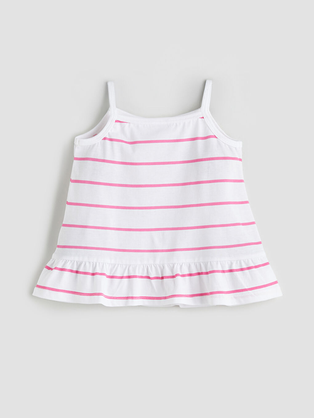 Square Collar Girls' Vest 2 Pack-3