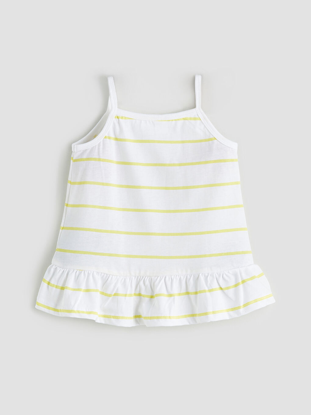 Square Collar Girls' Vest 2 Pack-4