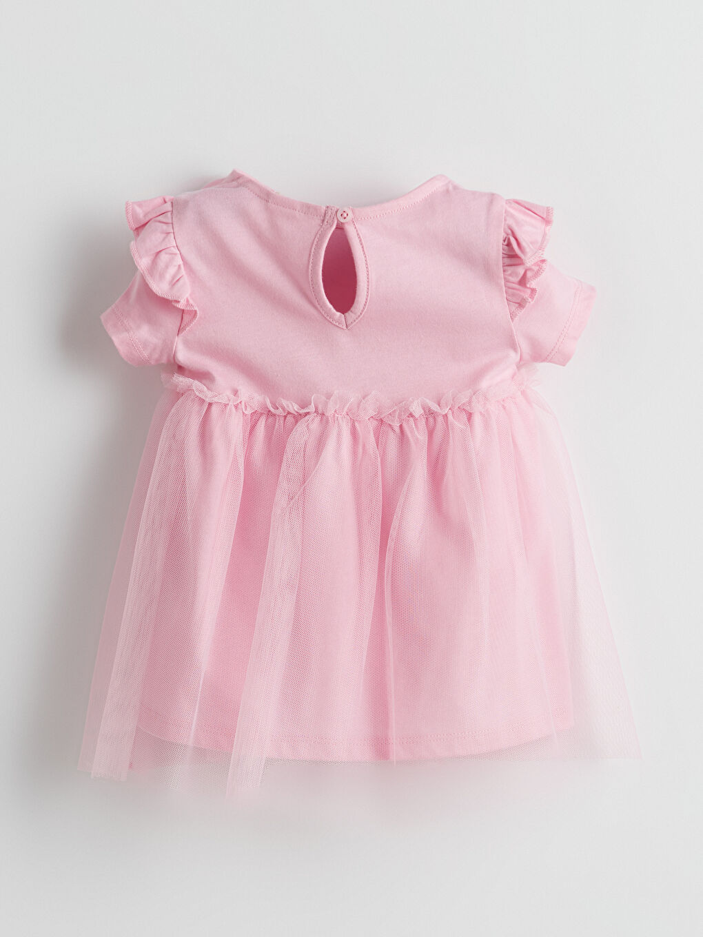 Plain Jersey Tulle Baby Girls' Dress -S5K016Z1-SQ7