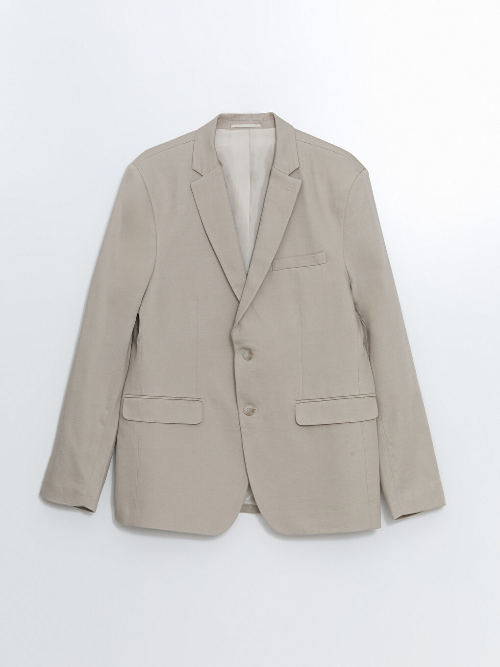 Slim Fit Linen Blended Men's Blazer Jacket -S5K023Z8-CR8