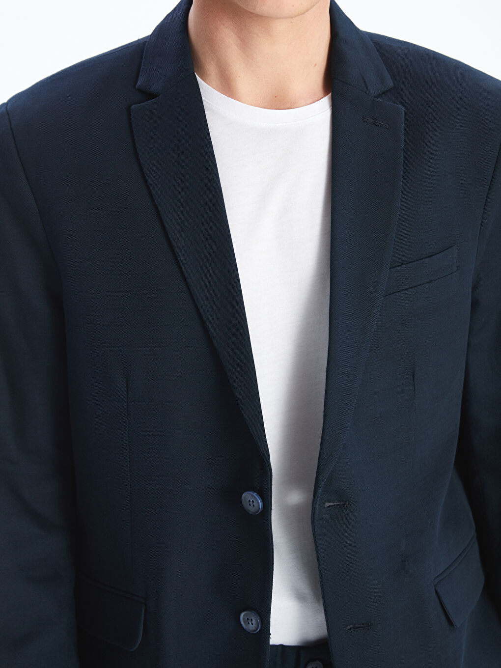 Slim Fit Linen Blended Men's Blazer Jacket -S5K023Z8-VJ3