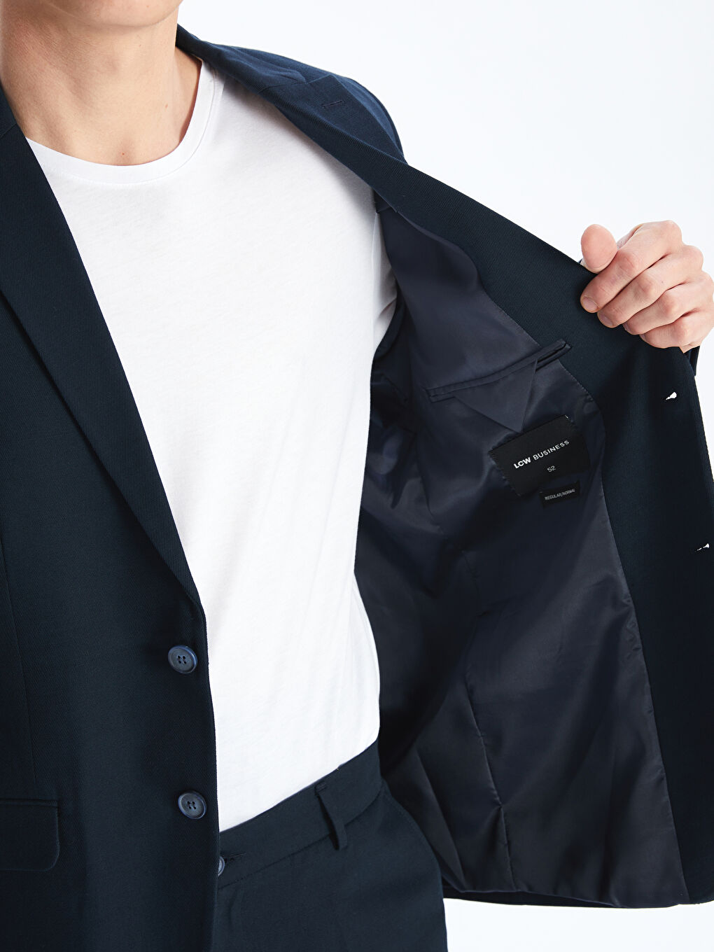 Slim Fit Linen Blended Men's Blazer Jacket -S5K023Z8-VJ3