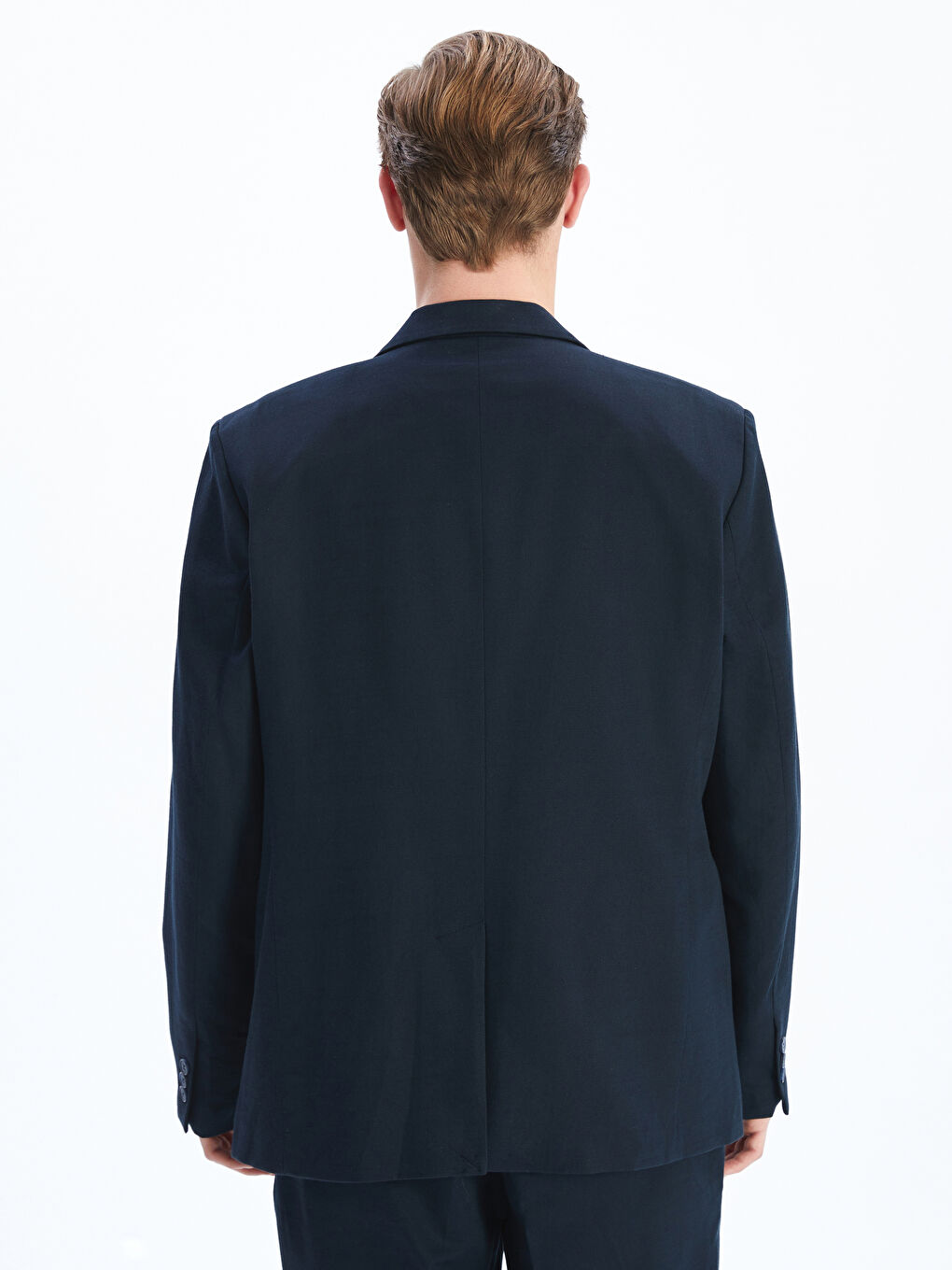 Slim Fit Linen Blended Men's Blazer Jacket -S5K023Z8-VJ3