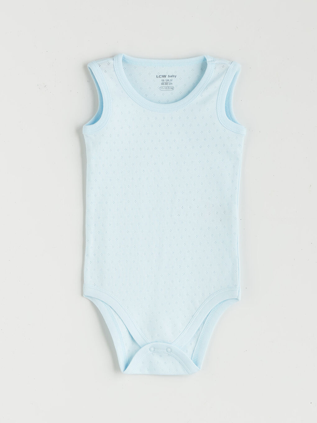 Mavi Erkek Bebek Çıtçıtlı Body
