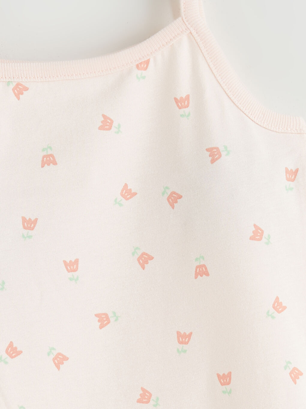 Pembe Kare Yaka Kız Bebek Çıtçıtlı Body 3'lü-2