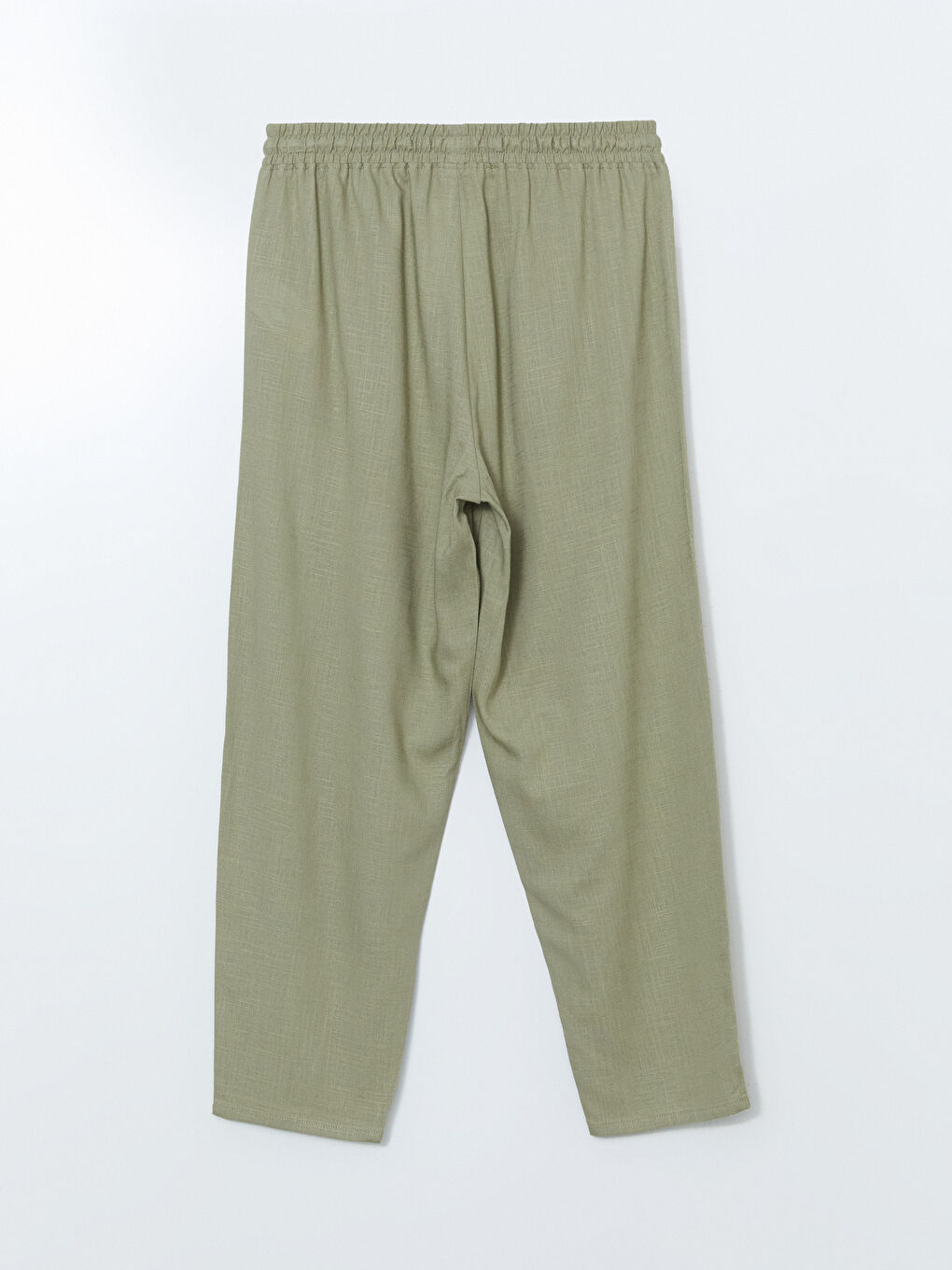 Ženske pantalone sa mešavionom lana šargarepa izleda -S5K040Z8-F47