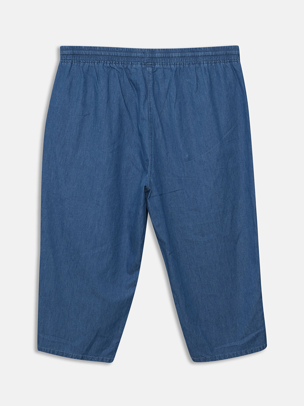 LCW Grace Elasticated Waist Women's Denim Capri -S5K046Z8-563