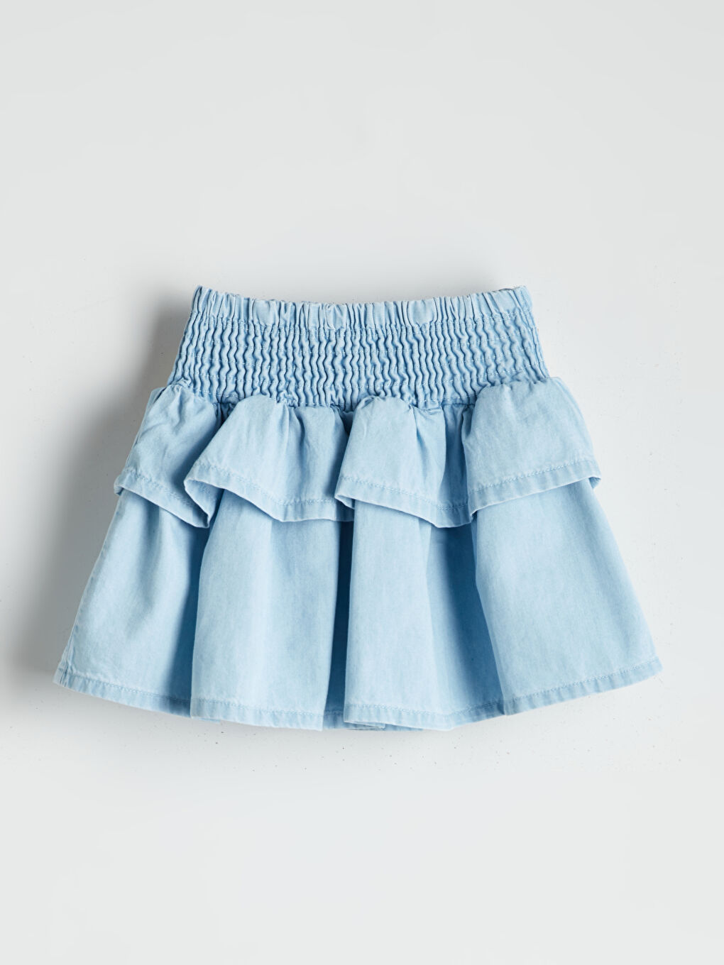 Elastic Waist Girl Jean Skirt -S5K062Z1-LR1