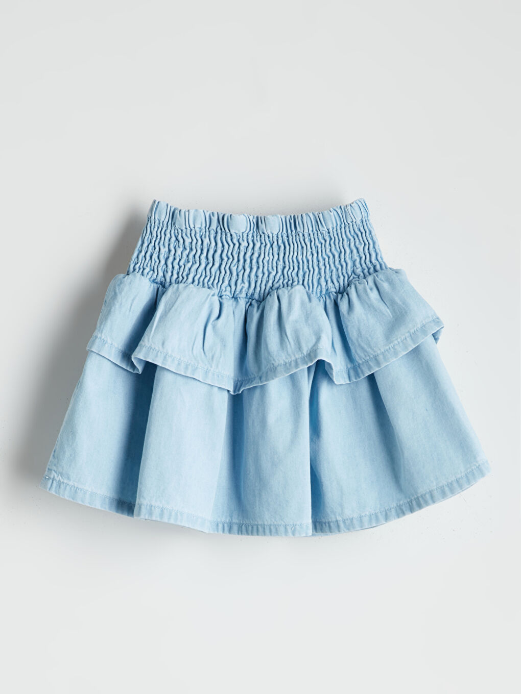 Elastic Waist Girl Jean Skirt -S5K062Z1-LR1