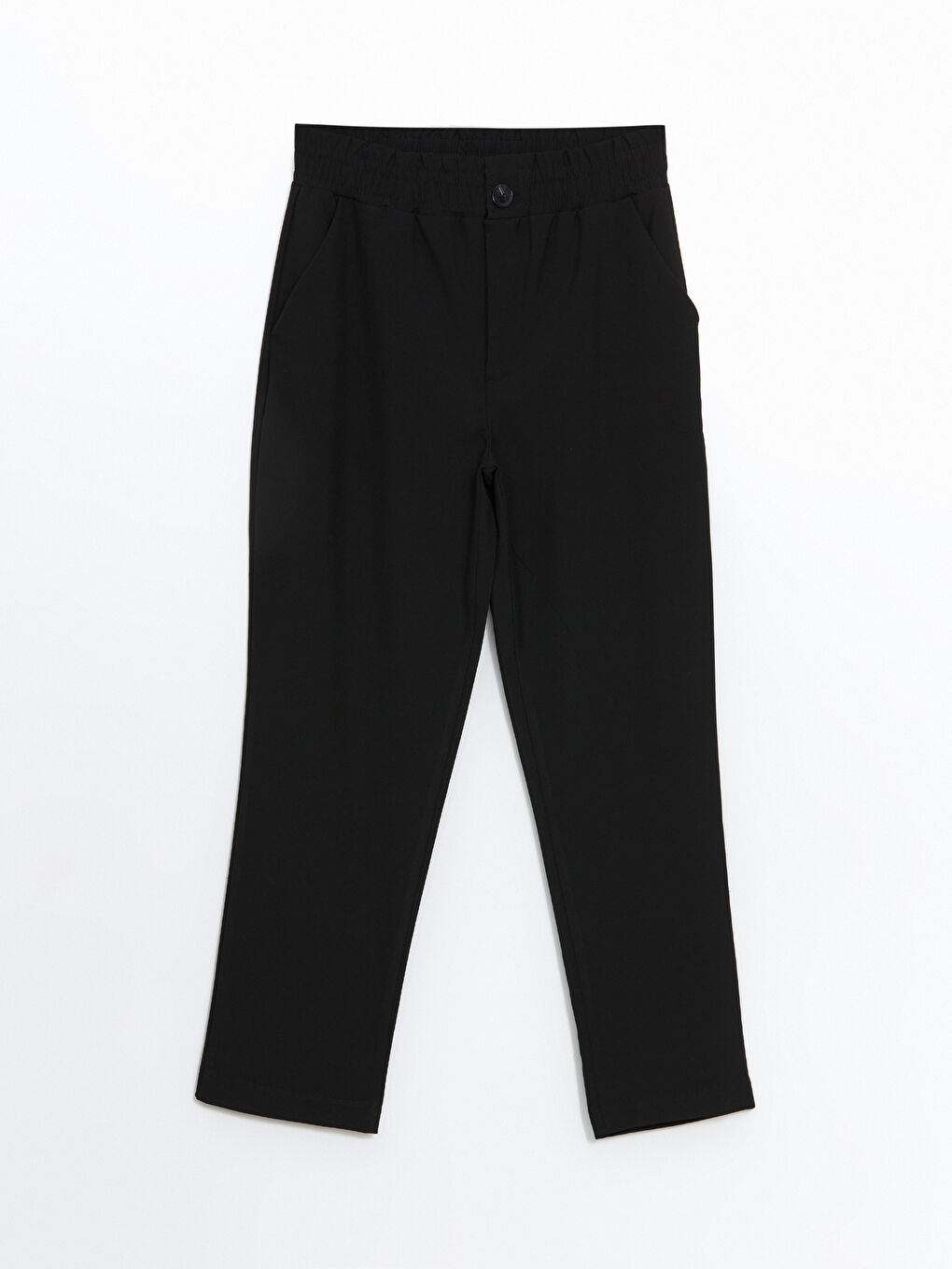 LCW Modest Siyah Beli Lastikli Kadın Pantolon - 4