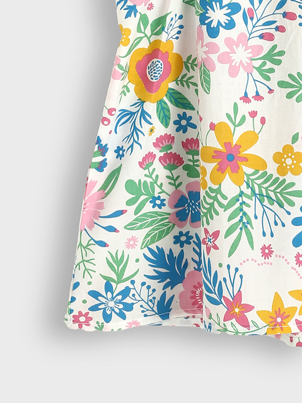 LCW baby Crew Neck Floral Girls' Dress -S5K109Z1-LRB