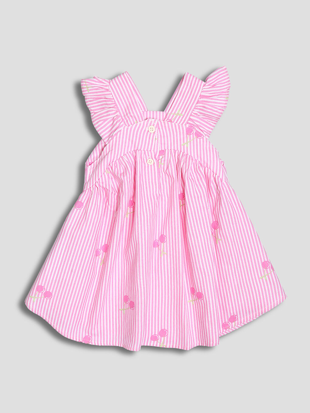 V-Neck Girls' Dress-1