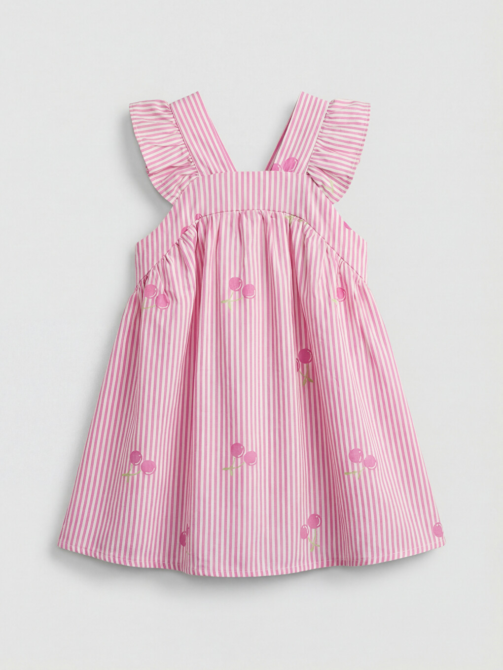 V-Neck Girls' Dress