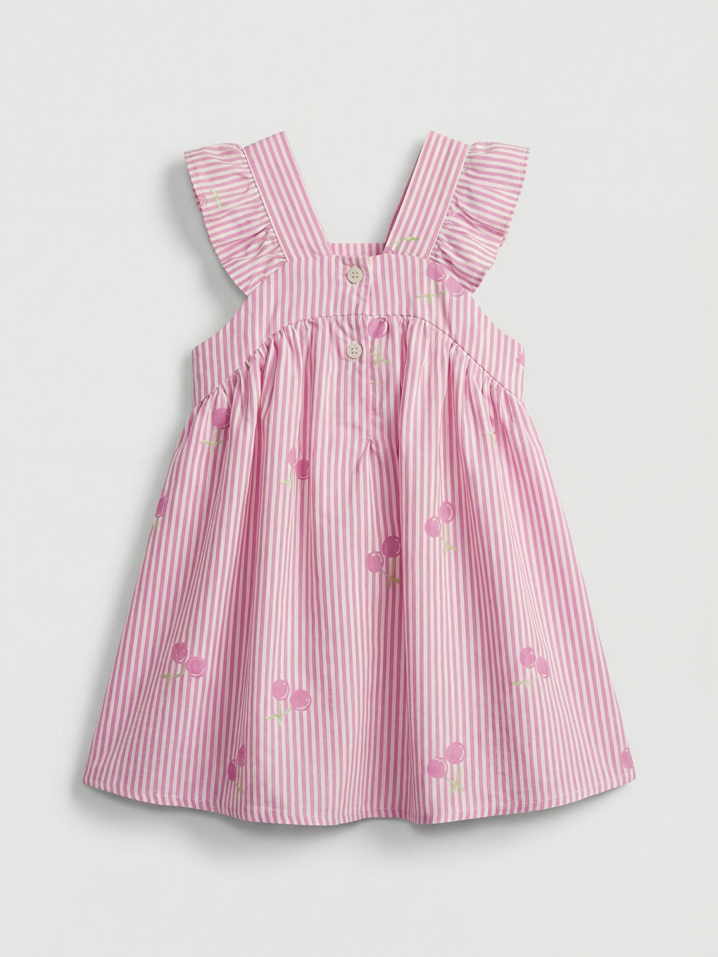 V-Neck Girls' Dress-1