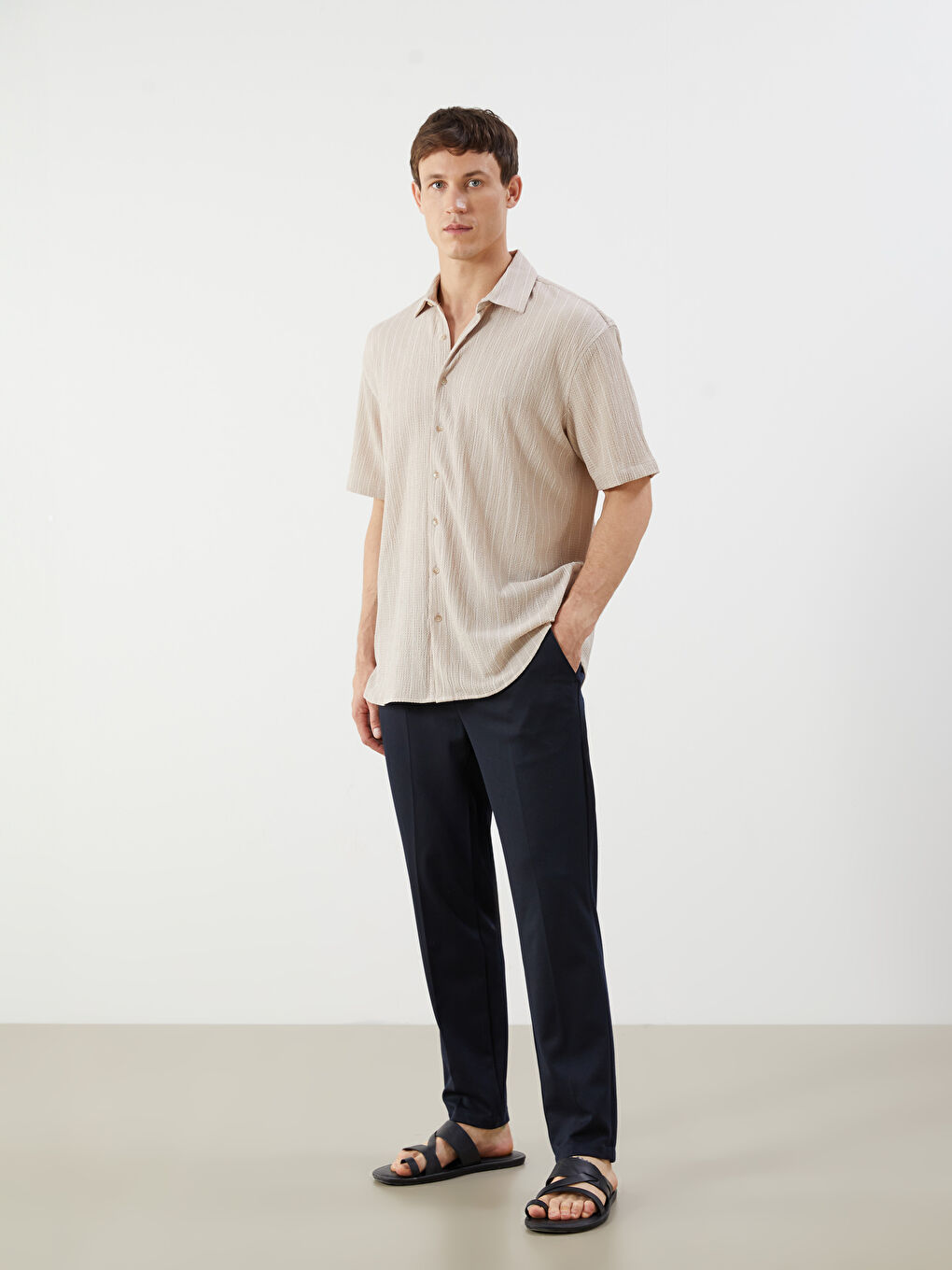 Slim Fit Men's Chino Trousers -W51785Z8-KN7