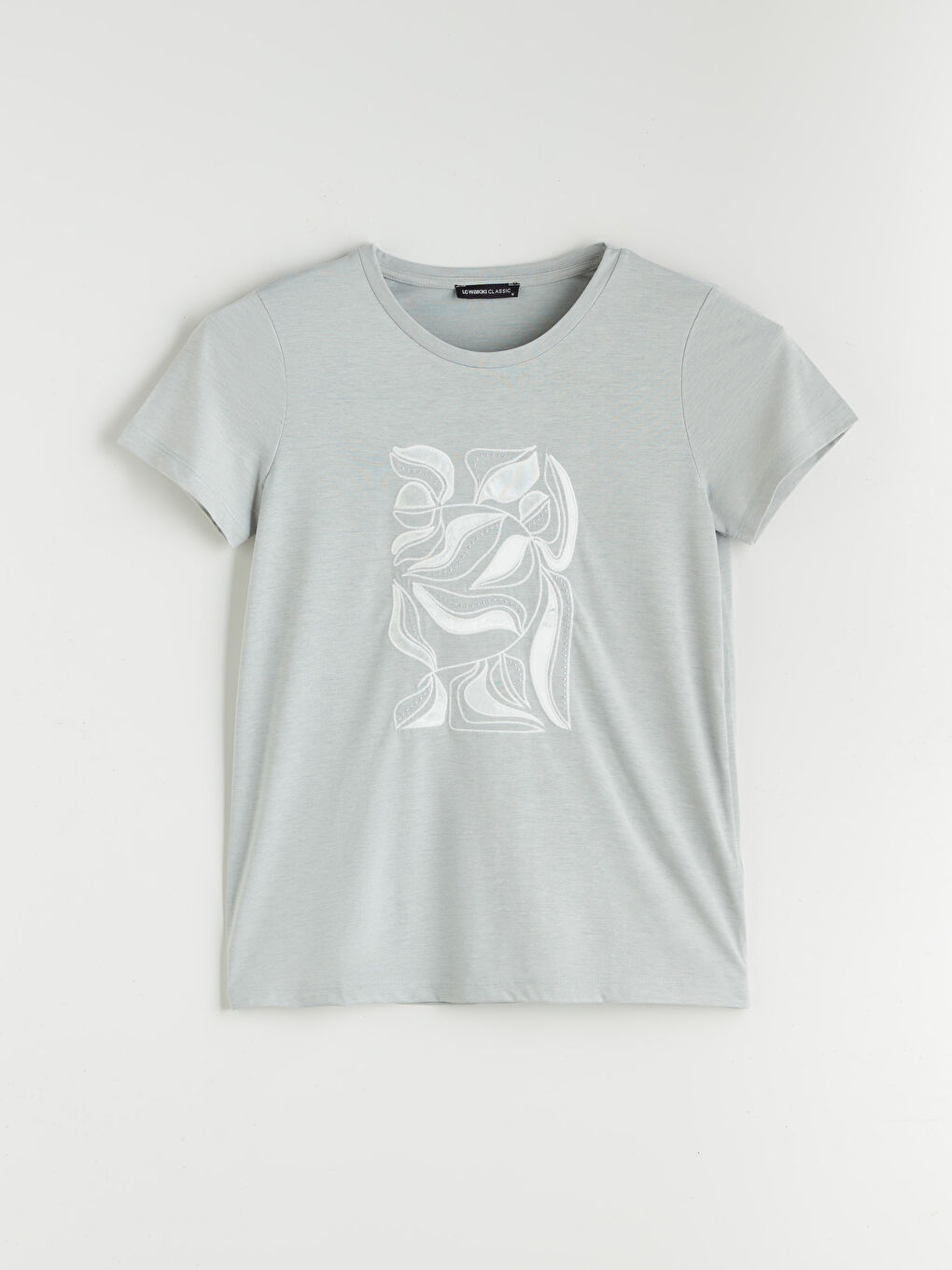 Crew Neck Printed Women's T-Shirt -S5K139Z8-FJR