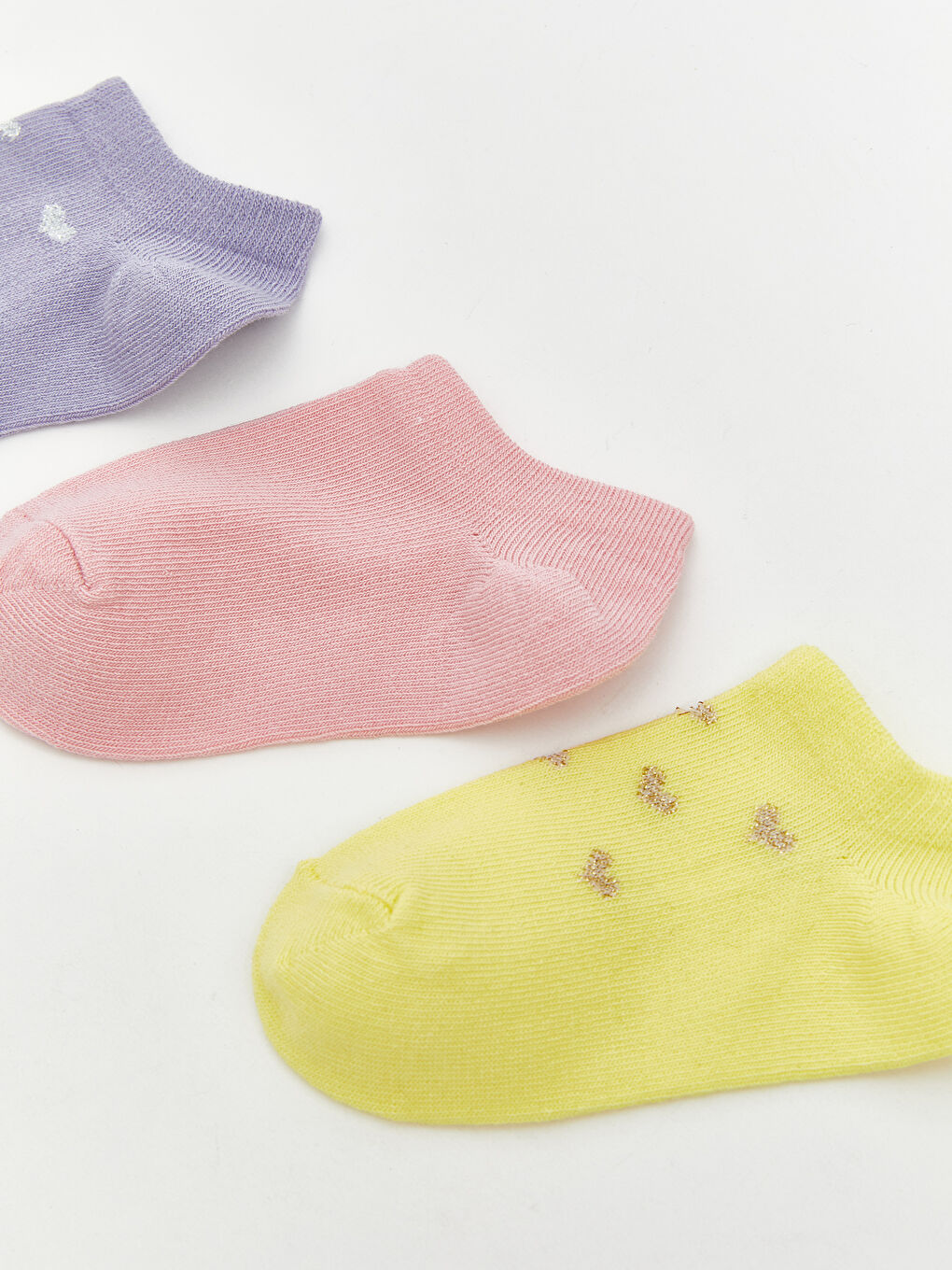 Printed Baby Girls' Ankle Socks 3-Pack -S5K154Z1-YG3