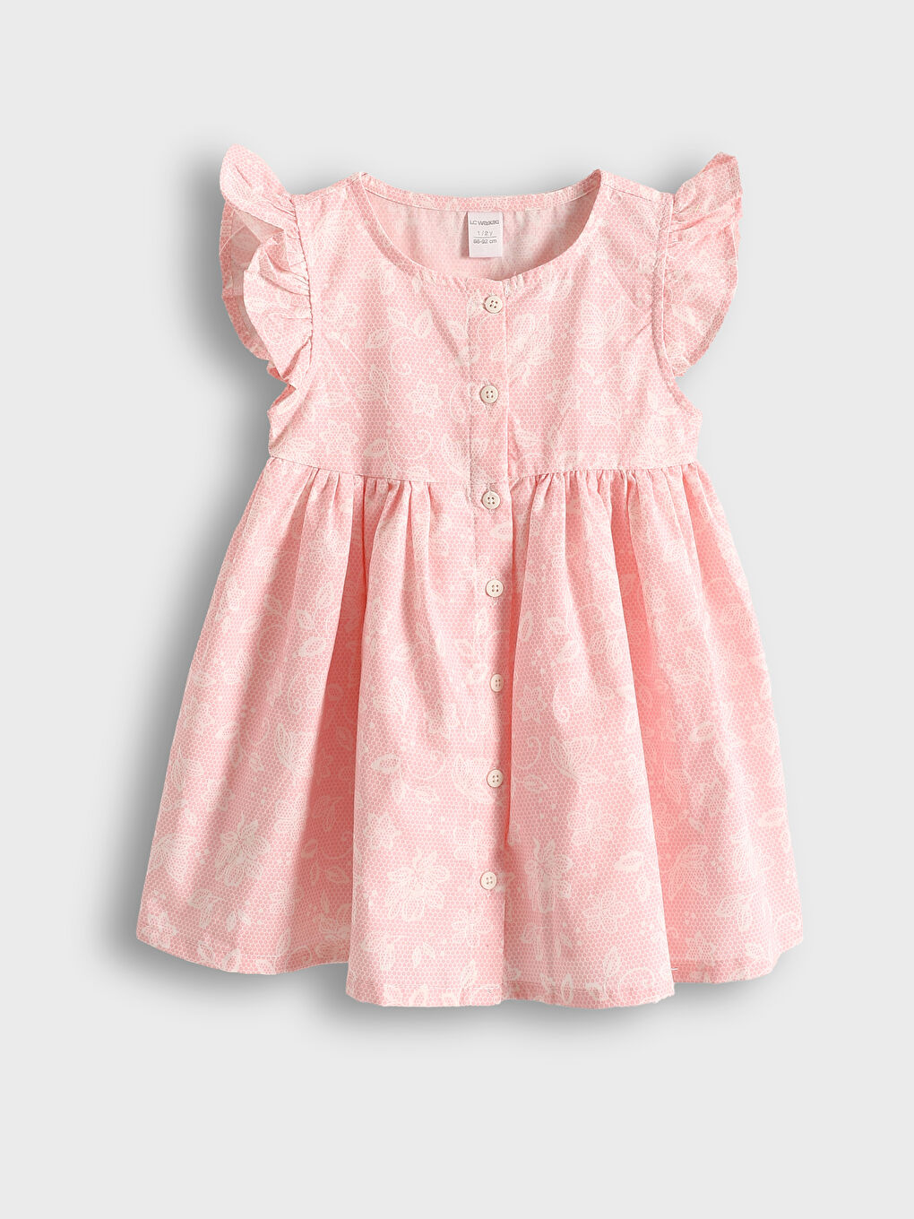 Crew Neck Girls' Dress -S5K162Z1-LT4